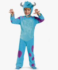 DISNEY PIXAR Toddler Monsters University Sulley Costume Size 2T NWT