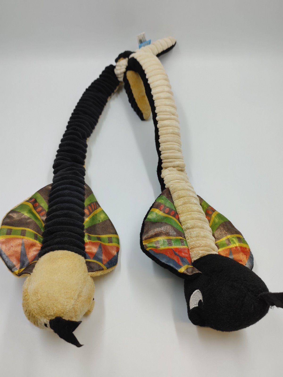 4 Bark Box Dog Toys Lot Plush Crinkle Squeak Tug Snake Crab Fish + Some Retired