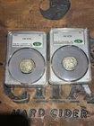 1937 Denver Buffalo Nickel 5C CAC VF30 Circulated Plus Another 1937 Cac