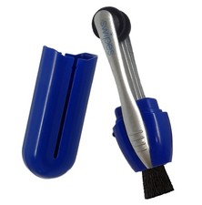 Calabria Cleans  Mini Compact Eyeglass/Sunglasses Eye Glasses Cleaner Tool Blue