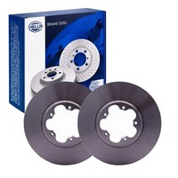 2X Hella Bremsscheiben 288Mm Vorne Passend FüR Ford Tourneo Transit 55606