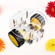 Smart Car Round Robot Car Double Layer Chassis Car