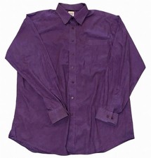 Cinch Purple Button Down Shirt Men  s Size XL Long Sleeve 100 Cotton Classic Fit