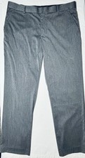 J. Ferrar Slim Fit Dress Pants Gray Men's 36x30 Very Good Condition