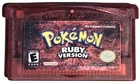 Pokemon Ruby Version Game Boy Advance GBA 2003 Authentic Dry Battery Working