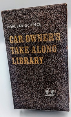 1971 Popular Science Car Owner's Take Along Library 5 Book Set in Hard Case