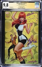 Amazing Mary Jane #1 J Scott Campbell Go-Go Dancing E Variant JSA/CGC 9.8