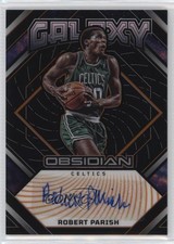 2022 Obsidian Galaxy Ink Electric Etch Orange 50/50 Robert Parish Auto HOF 10qe