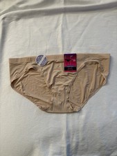 NEW Maidenform Bikini Barely There Invisible Look Panties Tan DMBTBK 2XLarge 9