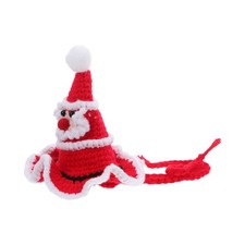 Pet Christmas Hat Winter Dog Party Costume for Funny Cap with Pompom