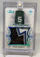 2019 LEAF PEARL KEVIN GARNETT PEARLESCENT PATCH Laundry Tag GAME WORN /4
