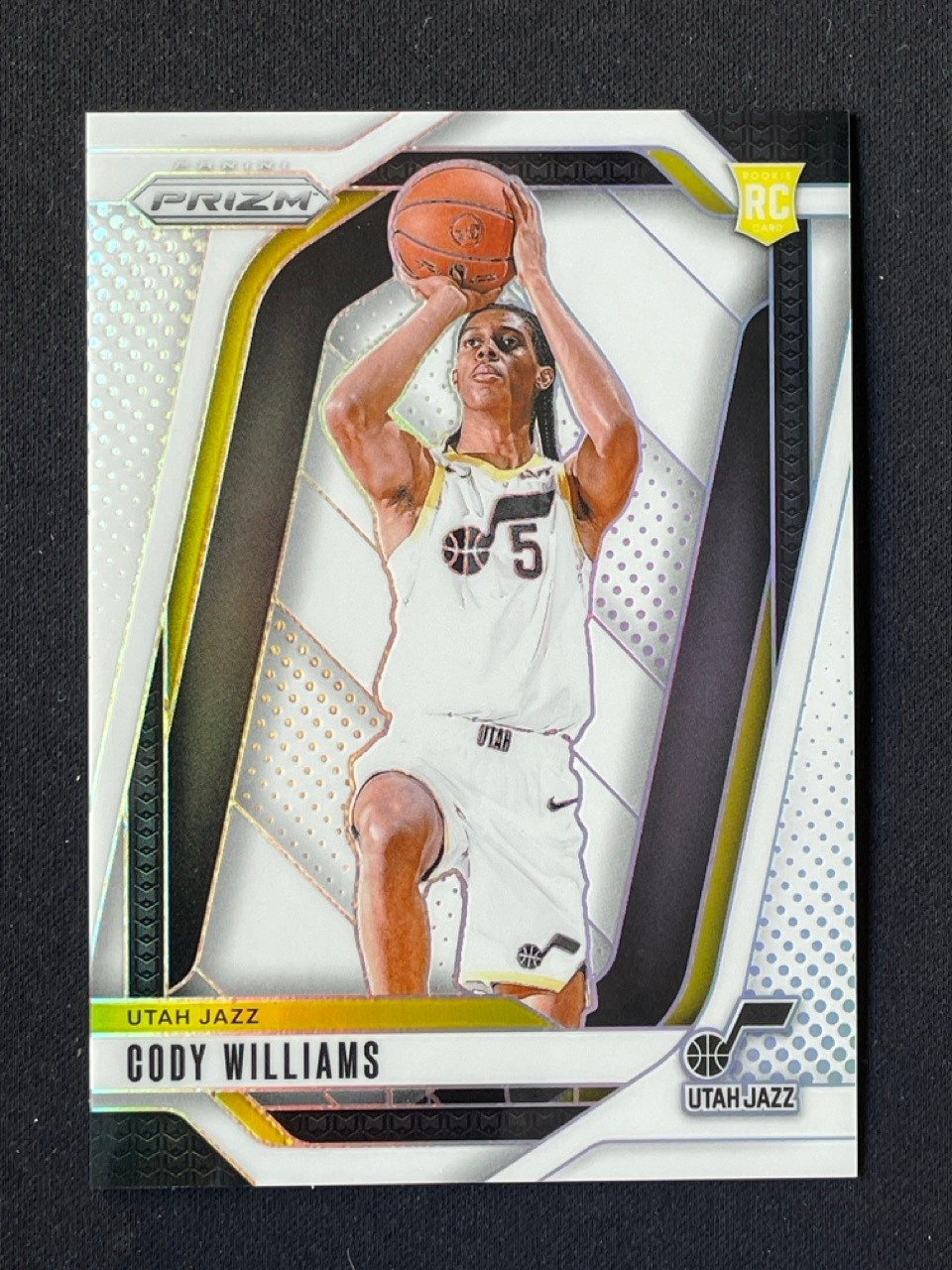 Cody Williams 2024-25 Panini Prizm White Base /175 #232