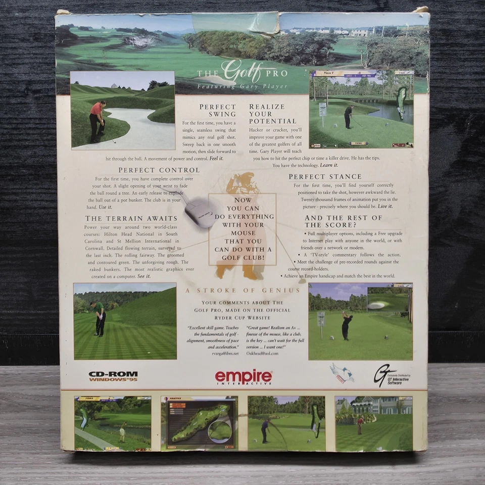 The Golf Pro Featuring Gary Player CD-Rom Windows 95 - Big Box!!! - Image 3 of 4
