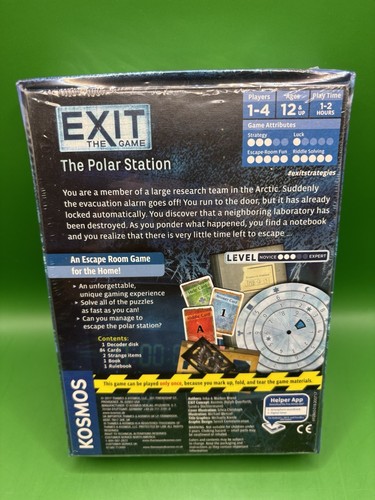 2017 Kosmos Exit The Game: The Polar Station Escape Room Game-NIP Sealed-Germany - Picture 5 of 7
