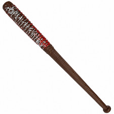 Halloween Baseball Bat 75cm Bloody Barbed Wire Fancy Dress Costume Zombie Prop