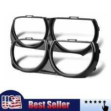 Front Headlight Bezel Lamp Cover Trim LH + Front Headlight Bezel Lamp Cover Trim