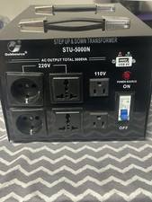 Goldsource Stu-N 5000W Watt Step Up Down 110V 220V Voltage Converter Transformer