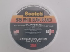 Scotch Professional Electrical Tape White 3/4 in X 66 ft. X 7 mil 1 Roll