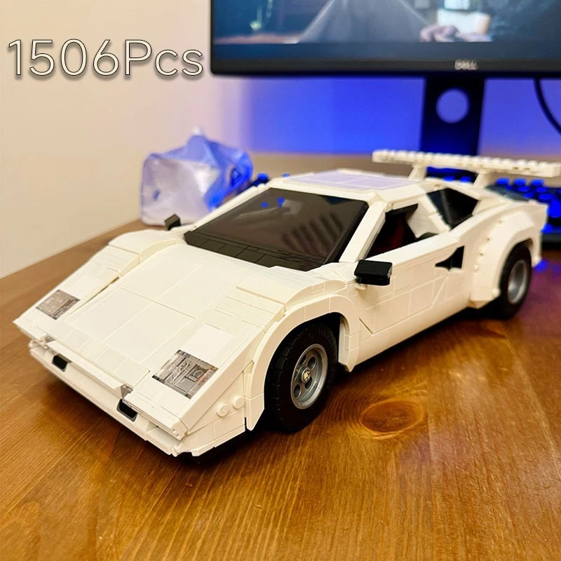 Set Mattoncini Supercar 1280 Pezzi Scala 1:14 | Modello Auto Da Corsa Da Costruire Per Adulti E Ragazzi - 2