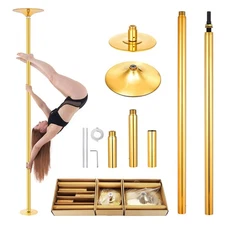9FT Portable Dance Pole Full Kit 45mm Fitness Dancing Stripper Spinning/Static
