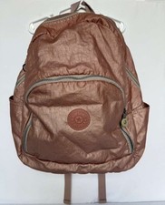 Mochila Kipling Metálica Rosa/Oro Rosa