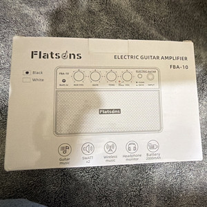 Flatsons FBA-10 10W Rechargeable Solid State Combo Guitar Amp, Bluetooth 5.3
