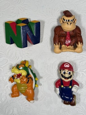 VTG 1997 Official Nintendo 64 3D Magnets Complete Set Mario N64 DK Bowser  READ 