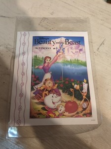 St. Vincent , MNH, 1992, S/S, Disney, Belle, Beauty and Beast