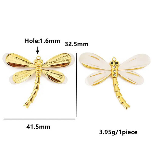 JakeSpecial – Stainless Steel Ballet Dragonfly Charms Set - Zdjęcie 18 z 18
