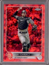 CURT CASALI 2022 Topps Chrome Update Sapphire #US94 Red Refractor Rookie RC #4/5