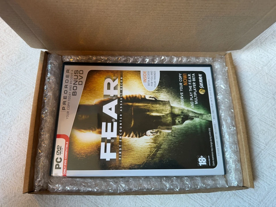 FEAR Pre-Order Bonus DVD First Encounter Assault Recon PC - VGC CIB - Tracked - Image 3 of 4