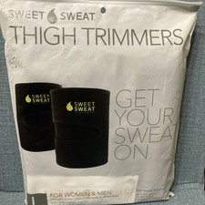 Sweet Sweat Thigh Trimmer for Men  Women Black Large New/imperfect Package