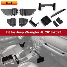 10xGear Shift Tray Organizer Armrest Storage Box pockets For Jeep Wrangler JL JT