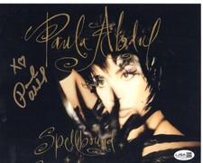 Paula Abdul signed 8x10 Photo Spellbound