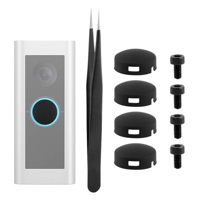 4 Pcs Doorbell Button ,with Tweezer and Screws Doorbell Pro Buttons Video Doo...