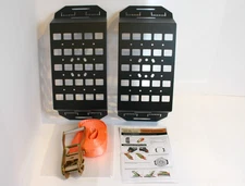 30”-40" Tire Fuel Gas Water Jug Can Spare Mount w/Ratchet Strap Jeep / Bronco