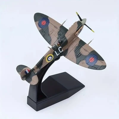WLTK 1:72 RAF Spitfire Fighter Plane WWII 1941 UK Battle of Britain Diecast Model LC