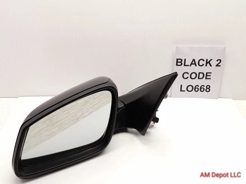 2011 BMW 535i 528i 550i F10 Left Driver Sideview Door Mirror Jet Black Black2 
