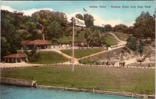 NY Buchanan INDIAN POINT AMUSEMENT PARK Hudson River Day Line ALBERTYPE Postcard