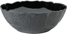 19 New Carlisle 690803 Petal Mist salad  Bowls 7-1/2" Elegant Black food service
