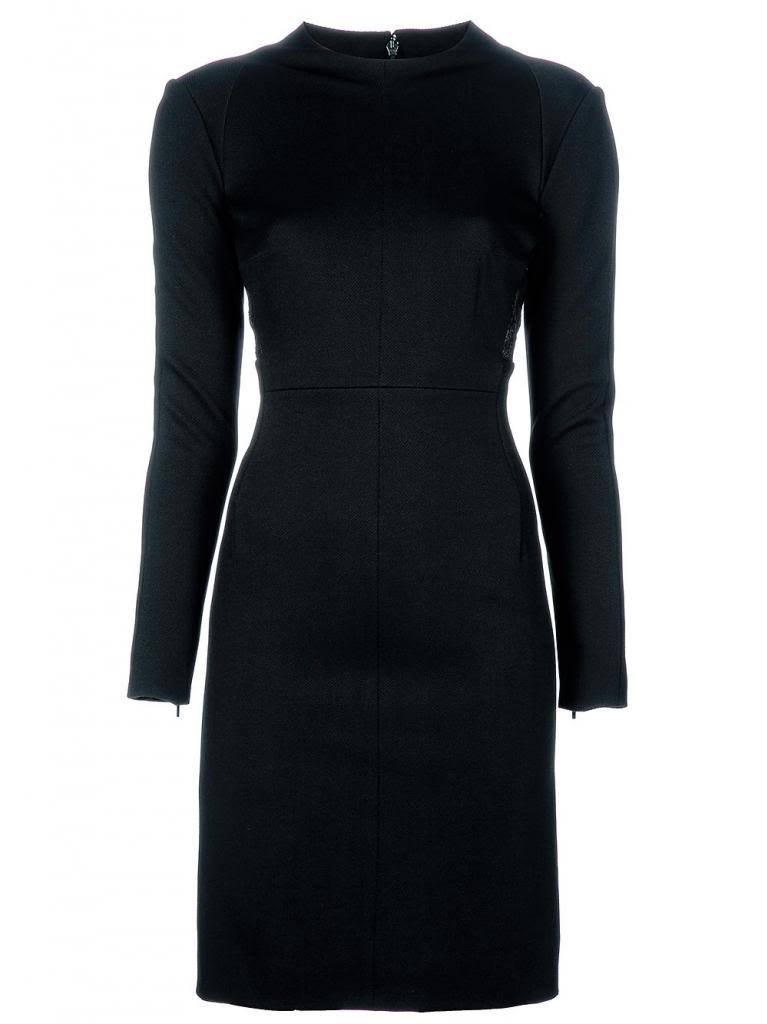 chinese dress ladies Gucci Black Long Sleeve Dress With Belt main image 1
