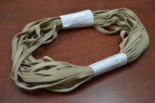 10 METERS GENUINE BROWN LEATHER SUEDE LACE BEADING CORD THREAD 6MM F-1163