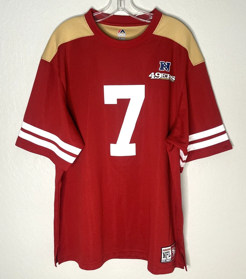 Camiseta de los San Francisco 49ers Majestic NFL #7 Colin Kaepernick para hombre talla XL Foto 3 de 4