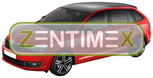 Geriffelte Kofferraumwanne für Skoda Rapid Spaceback NH Schrägheck Hatchback 54A - Bild 5 von 5