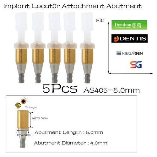 Sistema de sobredentadura localizador implante pilar 5,0 mm GH insertos tapa masculina para dentio - Imagen 29 de 101