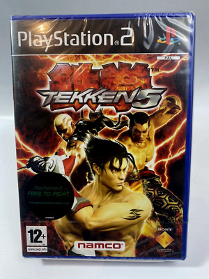PS2 Tekken 5 (2005), UK Pal, Brandneu & Sony Factory Sealed