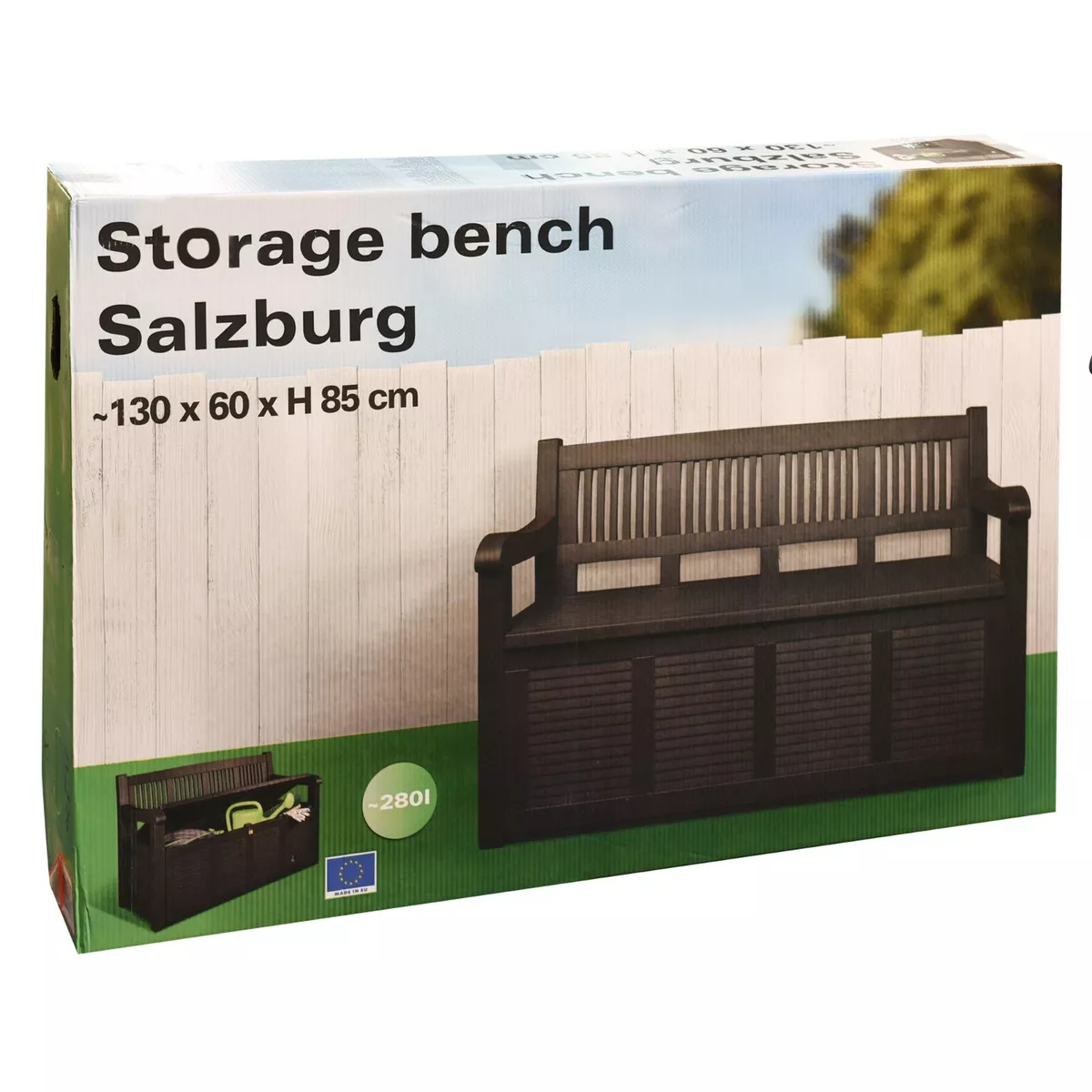Large storage bench outdoor deals