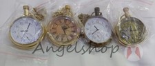 Antique Look Brass watch Working pocket Collectible Brass Pocket Watch 4 pcs 2"