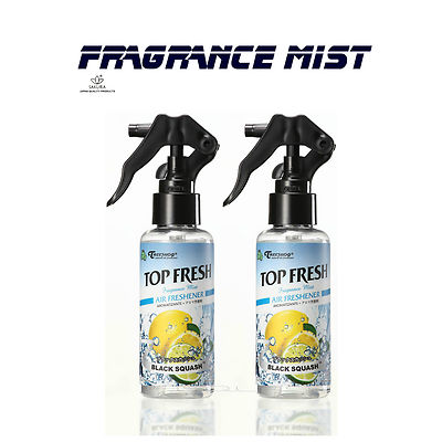 2 PACK TREEFROG TOP FRESH BLACK SQUASH SCENT FRAGRANCE MIST SPRAY AIR FRESHENER