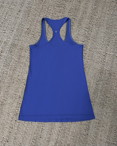 Lululemon Women's Cool Racerback Tank Top Blue Size 10 - Picture 7 of 7